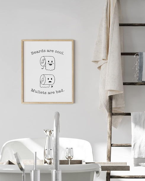 HAUS AND HUES Funny Bathroom Decor & Bathroom Prints Funny Bathroom Signs & Funny Wall Decor | Bathroom Humor Wall Decor Fun Bathroom Signs Decor ...