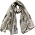 Lina & Lily Cat Print Women's Scarf Shawl Wrap Lightweight...