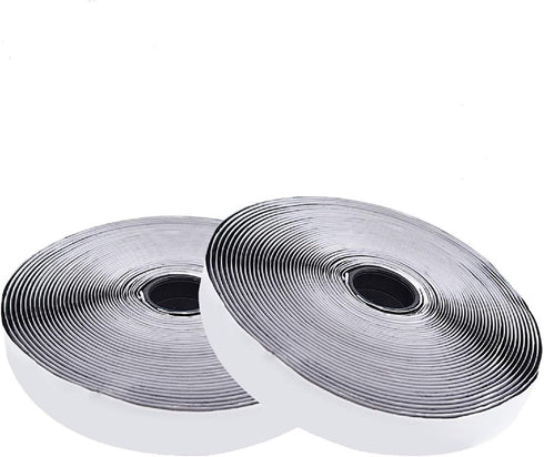 36 Feet Self Adhesive Hook and Loop Tape Roll Sticky Back Strip Adhesive Backed Fabric Fastener Mounting Tape for Picture and Tools Hanging Pedal ...