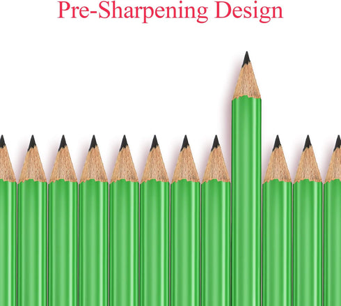 Outus 72 Pcs Golf Pencils Half Pencils with Eraser Baby Shower Pencils Mini Pencils for kids for Baby Shower Bridal Shower Wedding Golf School Off...