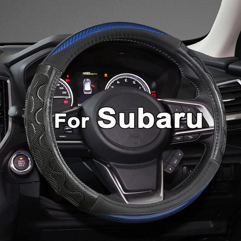 GIANT PANDA Steering Wheel Cover for Subaru Forester, Car Steering Wheel Cover for Subaru Outback and Crosstrek - Blue...