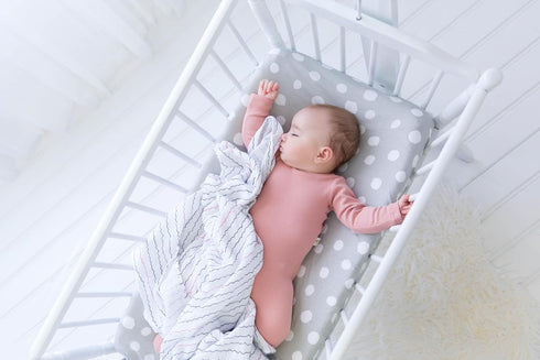 Changing Pad Cover Set | Cradle Sheet 2 Pack 100% Jersey Cotton Grey Abstract Stripes and Dots by Ely's & Co...