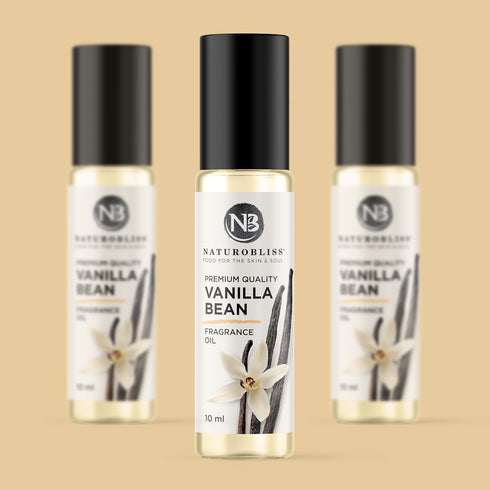 NaturoBliss Vanilla Perfume, Vanilla Fragrance Oil RollOn 10 ml 1Unit, Vanilla Bean, 0.33 Fl Oz...