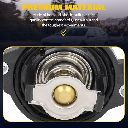 OCPTY Thermostat Housing Fit for Chrysler 300 2011-2018,for Dodge Challenger 2011-2018,for Dodge Charger 2011-2018 Engine Coolant Thermostat Housi...
