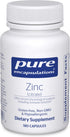 Pure Encapsulations Zinc (Citrate) - for Immune System, Tissue Development & Metabolism* - Mineral Supplement with Enzymes - Highly Absorbable Zin...