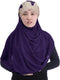 Lina & Lily Premium Chiffon Hijab Head Scarf Wrap with Gold Sequins Glitters Beads for Muslim Women...