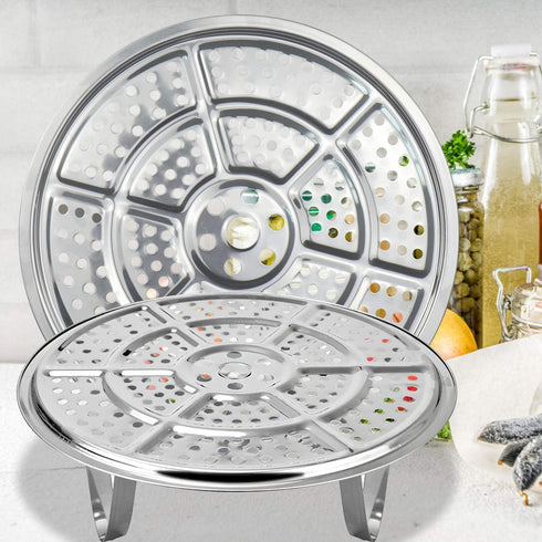 11-Inch Pressure Cooker Canner Rack (2-Pack) with Detachable Legs, Stainless Steel Pressure Canners for Canning Rack Compatible with Presto, All-A...