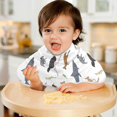 Australian Animal Koala Kangaroo Muslin Burp Cloths for Baby 2 Pack 100% Cotton Baby Washcloths Bibs for Boy Girl...