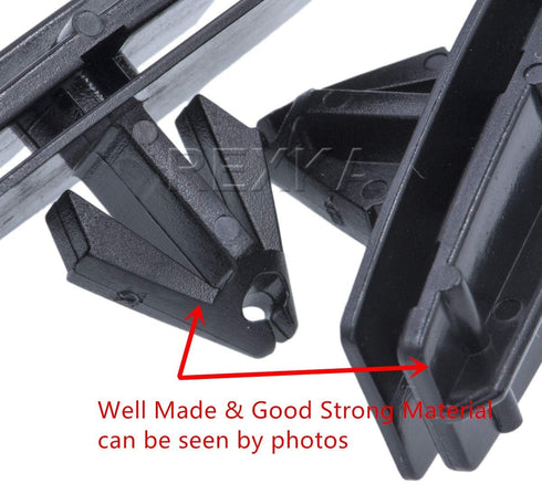Rexka 30pcs Fender Flare & Rocker Moulding Clip 68039280-AA Compatible with Jeep Wrangler JK & Unlimited JK Ram 4500 Ram 5500...