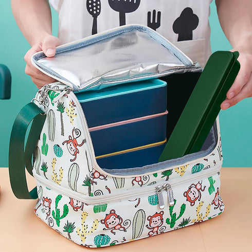 Portable Cutlery Set?Travel Utensil Set with Case?Travel 18/8 Stainless Steel Spoon and Fork Set for Lunch Box, 3 PCs Travel Silverware Set Travel...