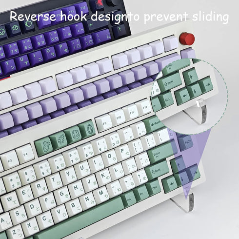 3 Tier Acrylic Keyboard Display Stand, Transparent, Sturdy Desktop Holder for Mechanical Keyboards, Office Home...