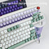 3 Tier Acrylic Keyboard Display Stand, Transparent, Sturdy Desktop Holder for Mechanical Keyboards, Office Home...