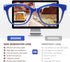 DOOViC 4-Pack Reading Glasses Blue Light Blocking Computer Readers Anti Eyestrain New Classic Style Spring Hinge Glasses for Women 1.5 Strength...