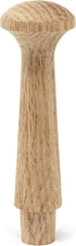 Oak 2.5-Inch Medium Unfinished Shaker Pegs Includes Tenon Length of 3/8-Inch (25-Pack)...