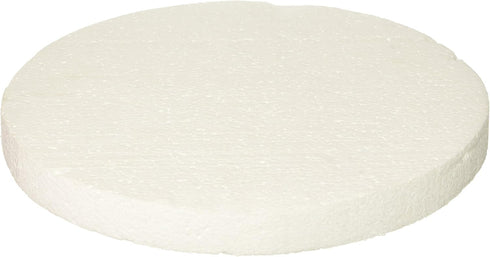 Oasis Supply Dummy Round Cake, 10" x 1", White...