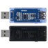 2pcs 8 in 1 USB Tester 10V 3A Voltage Current Tester Voltmeter Capacity Current Meter Digital Multimeter Current Tester Voltage Detector(Black+Blu...
