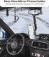 Rear View Mirror Phone Holder, Rearview Mirror Phone Holder for Car, Rotatable and Retractable Car Phone Holder Mount, Car Truck Essentials Access...