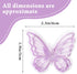 20 PCS Butterfly Hair Clips, Organza Butterflies Fabric Butterflies, Double Layers Organza Butterfly Lace Fabric Patches, Embroidery Butterfly for...