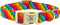 Elegant little tail Dog Collar, LGBT Holiday Pet Collar Dog Durable Rainbow Print Dog Collars Plastic Buckle Soft Pet Gift Adjustable Dog Collar f...