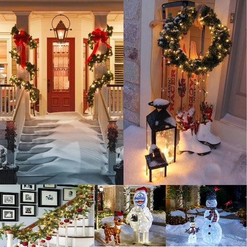 Christmas Lights, Battery Operated String Lights 18ft 50 LED 8 Modes with Timer for Christmas Tree Wreath Party Home Indoor Outdoor Decor, Waterpr...