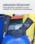 PACIFIC PPE Chemical Resistant Gloves, Heavy Duty Industrial Rubber Gloves, Resist Acid, Alkali and Oil, 12.6", Large...