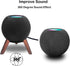 Real Wood Stand for Homepod Mini Wooden Tripod with Metal Frame for Home pod Mini Speaker Mounts Holders Black Walnut...