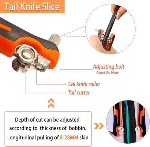 9 in 1 Wire Stripper Tool,Wire strippers,Wire Stripper Pliers Tool with Tail Cutter,Cable Cutters,CR-V Multifunctional Wire Stripping Crimping Too...