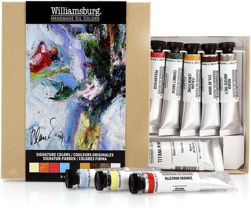 Williamsburg Artist Oil Colors by GOLDEN, Signature Colors 11ml Set...
