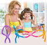 4 Pack Telescopic Suction Cup Giraffe Toy, Pop Tubes Baby Fidget Toys, Fine Motor Skills & Creative Learning, Autism Sensory Toys for Kids Toddler...