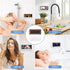KUNSLUCK Shower Phone Holder Waterproof, Anti-Fog Touch Screen Wall Mount Case for Bathroom Mirror Bathtub, Compatible with 4.7"-6.8" Mobile Phone...