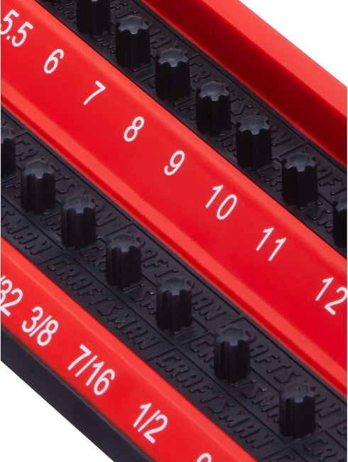 CRAFTSMAN Socket Peg Holder, Tool Tray Storage Organizer, 1/4 Inch Drive (CMMT99414)...