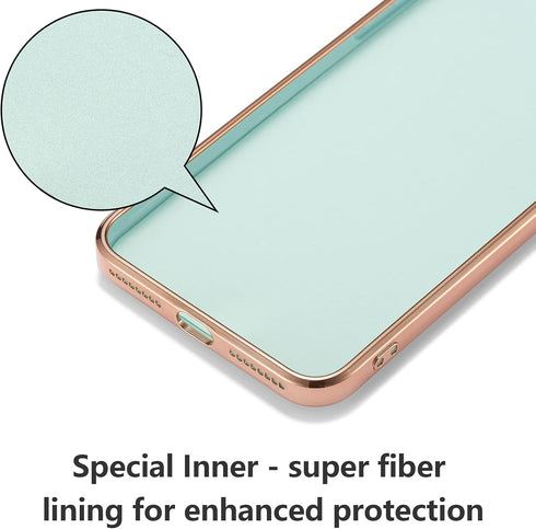 EYZUTAK Electroplated Magnetic Ring Holder Case, 360 Degree with Rotation Metal Finger Ring Holder Magnet Car Holder Soft Silicone Shockproof Cove...