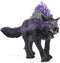 Schleich Eldrador Creatures Mythical Shadow Wolf Action Figure - Featuring Purple Coat and Translucent Back Crystals, Durable Toy for Boys and Gir...