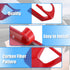 X AUTOHAUX 3 Pcs ABS Plastic Red Interior Steering Wheel Cover Trim for Toyota Corolla 2020-2022 Inner Decoration Auto Accessories...