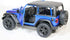 KiNSMART 2018 Jeep Wrangler Rudicon Hard Top Blue 5" 1:34 Scale Die Cast Metal Model Toy w/ Pullback Action...