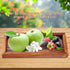 Wooden Serving Tray,Rectangle Wooden Tea Tray Fruit Snack Candy Dish Coffee Table Tray Countertop Organizer for Kitchen Countertop Home Decor (20 ...