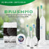 Brushmo e-Series Total Clean Replacement Toothbrush Heads, Compatible with Philips Sonicare Screw-on Electric Toothbrush Handles, 6 Compact Heads,...
