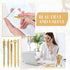 9 Pcs Ballpoint Pens Set Metal Crystal Diamond Pen Glitter Pen for Journaling Black Ink Pretty Cute Pens Fancy Pens Gifts for Women Girls Christma...