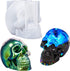 LET'S RESIN Silicone 3D Large Skull Shape Molds, Skeleton Skull Epoxy Resin Mold for Candle Making, Home Decor, Outdoor, Resin Casting Art Crafts...