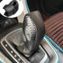 1 PC Car Gear Shift Knob Cover, Waterproof Leather Vehicle Shift Knob Accessories, Durable Automotive Interior Gear Shift Decoration Compatible wi...