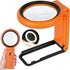 30X 40X Magnifying Glass with Light and Stand, Foldable Handheld Magnifying Glass 18 LED Illuminated Lighted Magnifier for Macular Degeneration, S...