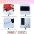 SHUANGART 531 Pcs Phone Chain Beaded Making kit, Cell Phone Charms Lanyard Wrist Strap Set with Matte Frosted Beads Burst Round Beads Glass Seed B...