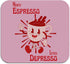 More Espresso Less Depresso Coffee Mat - Hot Pink Espresso Coffee Bar Mat, Espresso Coffee Bar Accessories, Coffee Station Mat, Coffee Maker Mat f...