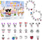Advent Calendar 2024 Teen Girls Charm Bracelets, 24 Days of Christmas Countdown Calendar with 2 DIY Bracelets, 1 DIY Necklace and 22 Charms, Chris...
