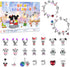Advent Calendar 2024 Teen Girls Charm Bracelets, 24 Days of Christmas Countdown Calendar with 2 DIY Bracelets, 1 DIY Necklace and 22 Charms, Chris...