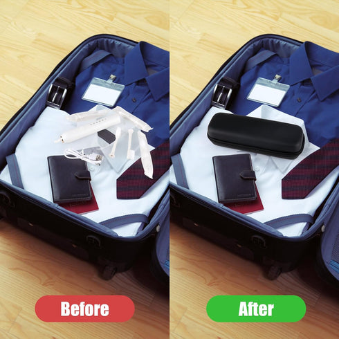 Hooqict Electric Toothbrush Travel Case for Oral-B Pro 1000, 2000, 3000, 3500, 1500 Travel Toothbrush Holder with Mesh Pocket for Accessories, Pro...