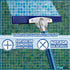 Poolzilla Medium Hard Bristle Brush for Gunite and Concrete Pools, Not for Vinyl Use, Clean Walls and Tiles...