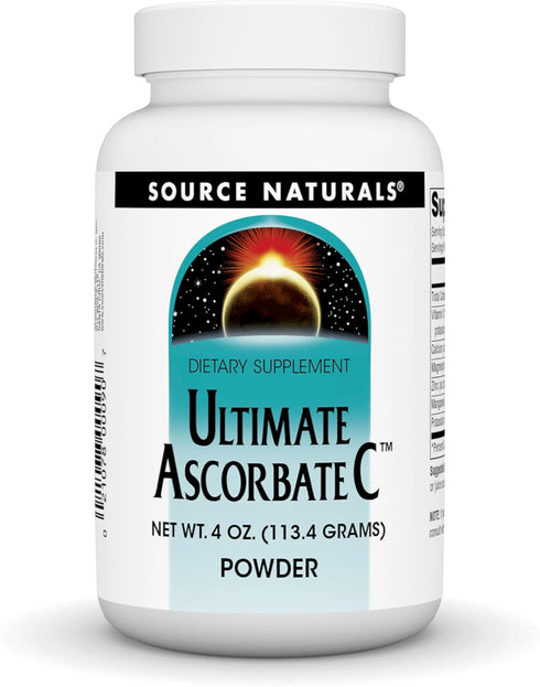 Source Naturals Ultimate Ascorbate C Powder - Vitamin C - Supports Immune System* - 1000 mg, 4 oz...