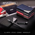 Padike Business Card Holder, PU Leather & Stainless Steel Multi Card Case for Men & Women, Name Card Holder, Credit Card Wallet, ID Case/Holder wi...