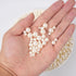1200pcs 4 Sizes Small ABS Pearl Ivory ?No Hole? Elegant Luster, Mini Small Pearls for Crafts, DIY, Vase Filling, Wedding, Birthday Party, Home Dec...